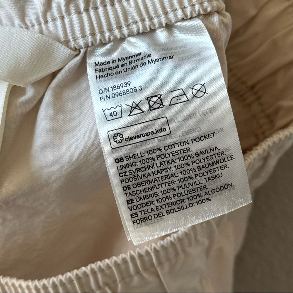 H&M Cotton Shorts High Rise Drawstring - Picture 5 of 9